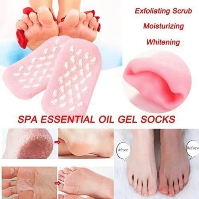 Picture of Reusable SPA Silicone Gel Socks [ 1 Pair ] - Multicolor
