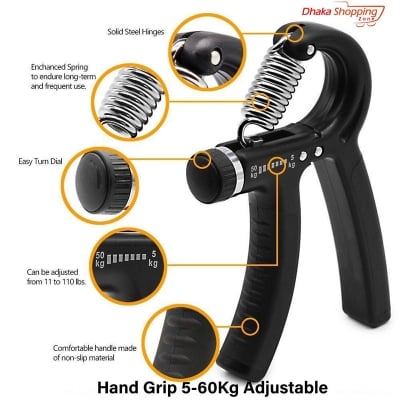 Picture of Hand Grip 5-60Kg Adjustable Hand Strengthener Grip Trainer - Hand Grip-Hand Strengtheners - Multicolor