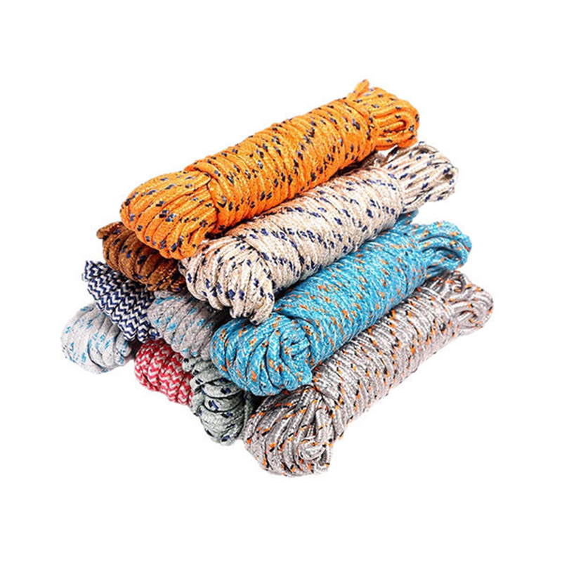 Picture of 20 Meter Multifunctional non-slip windproof clothesline outdoor quilt drying clothes rope balcony clothesline- 1PCS - Multicolor