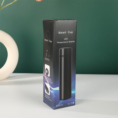 Picture of Smart Temperature Display Water Bottle, Stainless Steel Vacuum Flask, Digital LED Cap, 500ml
