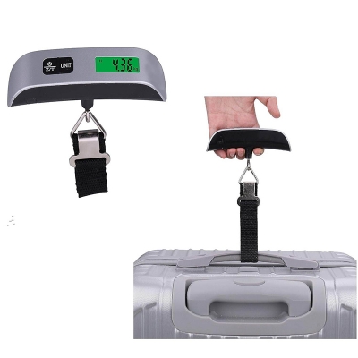 Picture of Portable Digital Luggage Scale with LCD Display – Heavy Duty Travel Weighing Scale (Up to 50kg/110lb) with Strap Hook & Tare Function
