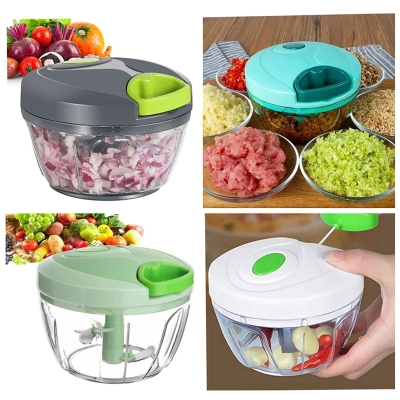 Picture of HIGH QUALITY MULTIFUNCTIONAL HOME AND SMALL KITCHEN HAND CHOPPER 350 ML. - Multicolor