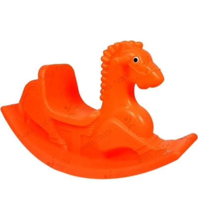 Picture of Kids Plastic Rocking Horse Ride-On Toy – Durable Indoor & Outdoor Toddler Seesaw Rider