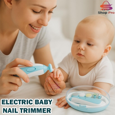 Picture of High Quality Electric Nail Trimmer Set for Newborn Baby | Baby Manicure Set