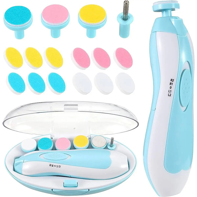 Picture of High Quality Electric Nail Trimmer Set for Newborn Baby | Baby Manicure Set