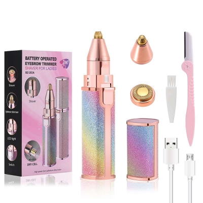 Picture of 2-in-1 Lady Shaver Flawless Eyebrow Trimmer - Multicolor