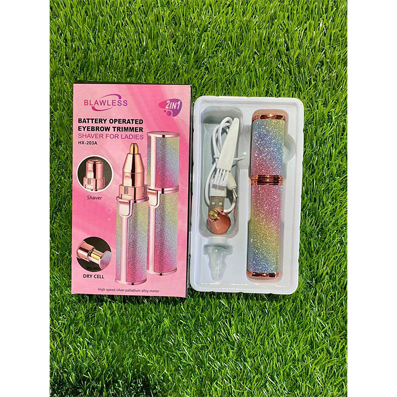 Picture of 2-in-1 Lady Shaver Flawless Eyebrow Trimmer - Multicolor