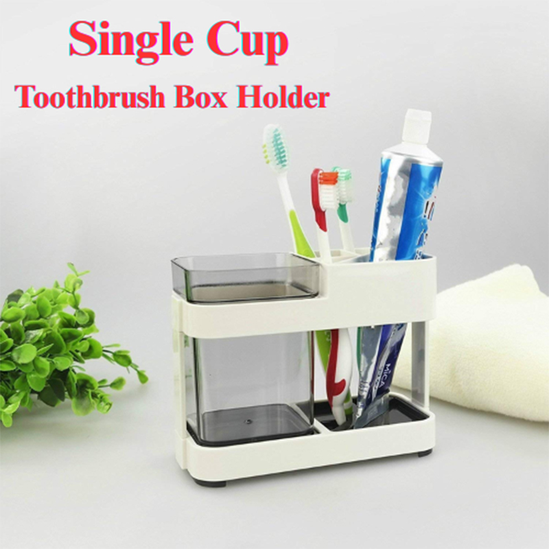 Picture of Toothbrush Box Cup Holder Bathroom Storage Bathroom Creative Bathroom Accessories Toothbrush Box - Brush Holder 