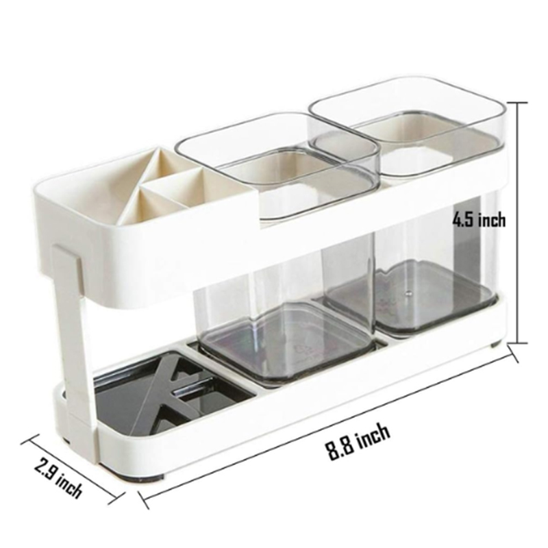 Picture of Toothbrush Box Cup Holder Bathroom Storage Bathroom Creative Bathroom Accessories Toothbrush Box - Brush Holder 