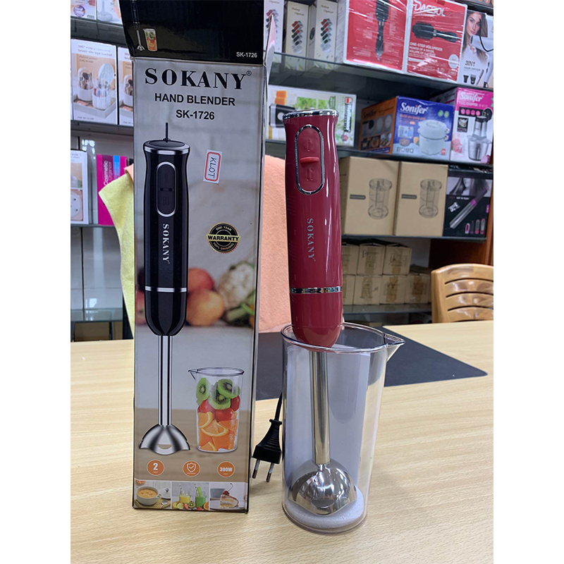 Picture of SOKANY HAND BLENDER  SK-1726  2 Speed Power 300W