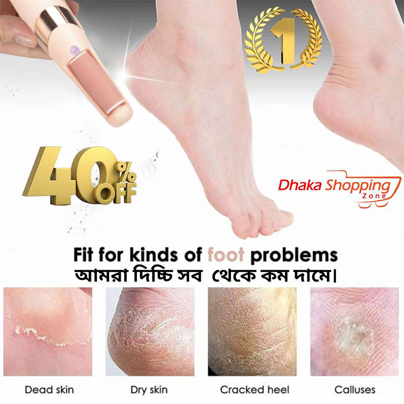 Picture of Electronic Tool File and Healing Tissue Remover Electric Foot Grinder Pink-Foot Relief Accessories & Tools-Lifestyle Mall - Multicolor