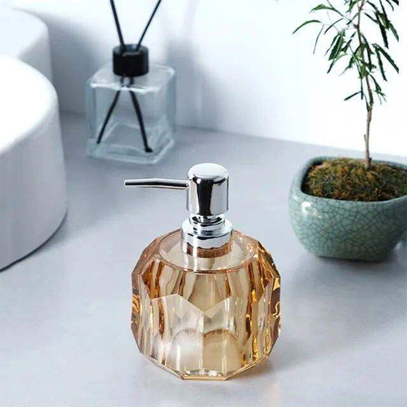 Picture of Hand Wash Dispenser cristal 350 ml Soap, Conditioner, Shampoo, Gel, Liquid Dispenser - Multicolor