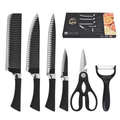 Picture of Premium Zepter 6-Piece Stainless Steel Kitchen Tool Set - Multicolor
