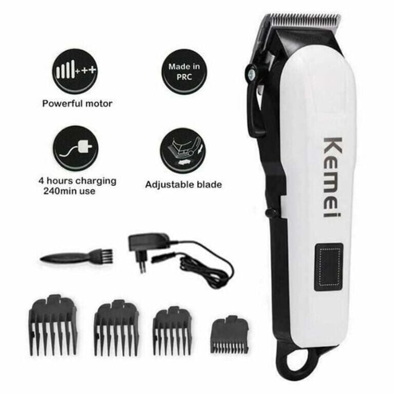 Picture of Kemei KM-809A Rechargeable Professional Hair Clipper & Precision Trimmer – 120 Minutes Runtime Cordless Grooming Razor for Men