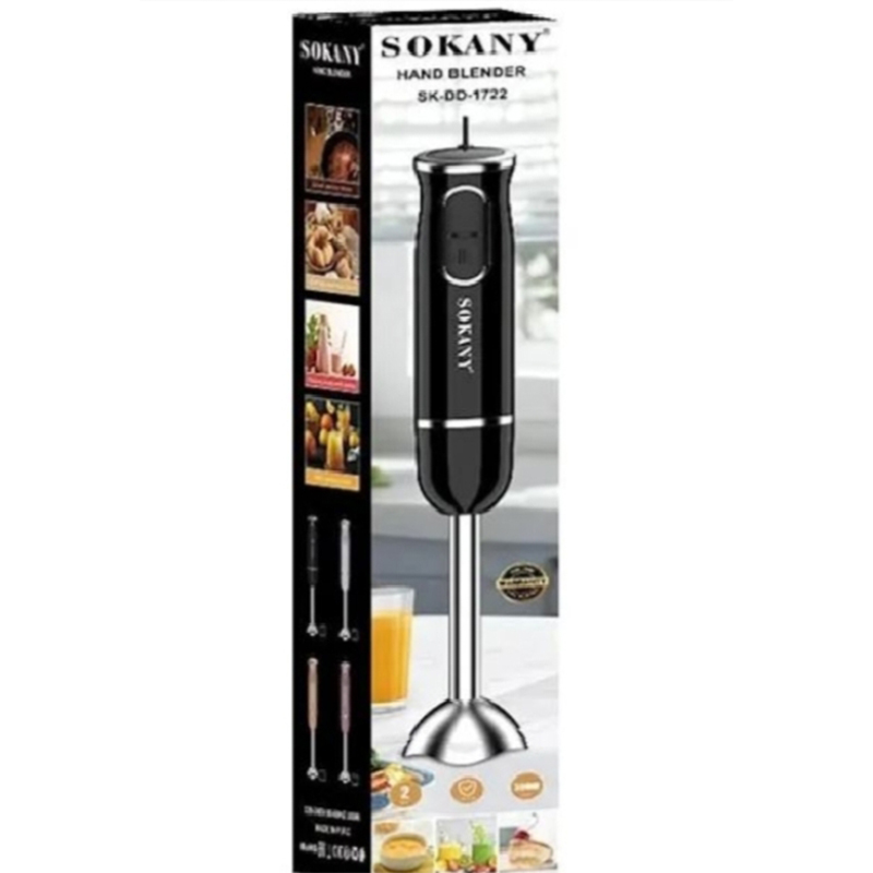 Picture of Sokany SK-DD-1722 High-Quality Hand Blender with Stainless Steel Blade and Variable Speed Control