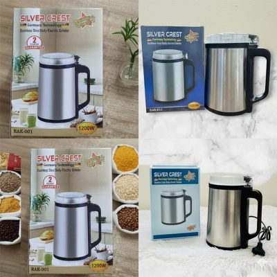 Picture of Stainless Steel Electric Mini Grinder 8 Blade Powerful Motor & Blender Machine