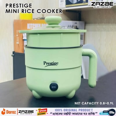 Picture of Mini Rice Cooker Prestige Rice Coocker Auto Cutt Mini Rice Cooker Automatic Warm Function with steamer Mini Electric Ricecooker - Multicolor