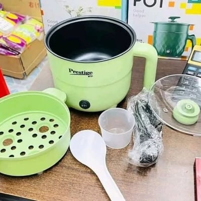 Picture of Mini Rice Cooker Prestige Rice Coocker Auto Cutt Mini Rice Cooker Automatic Warm Function with steamer Mini Electric Ricecooker - Multicolor