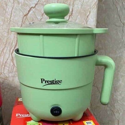 Picture of Mini Rice Cooker Prestige Rice Coocker Auto Cutt Mini Rice Cooker Automatic Warm Function with steamer Mini Electric Ricecooker - Multicolor
