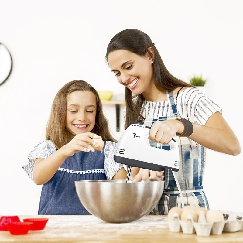 Picture of Scarlet electric super hand mixer egg bitter - White