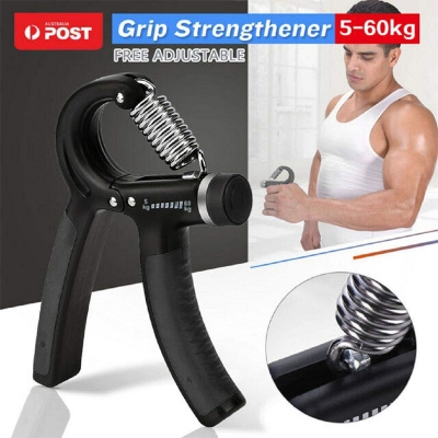 Picture of ADJUSTABLE HAND GRIPE , 6kg  TO 60 KG Adjustable Heavy Grips New Strong Man Hand Grip Gym Grippers Arm Wrist Developer Forearm flexor Muscle Strengthen Exercise Trainer Device - Multicolor