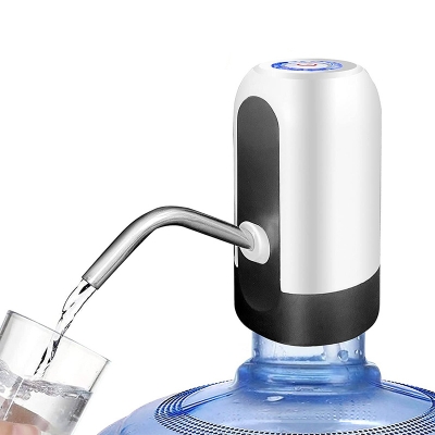 Picture of Usb Charge Portable Water Dispenser Electric Pump For 5 Gallon Bottle With Extension Hose Barreled Tools- Lifestyle Mall - Multicolor