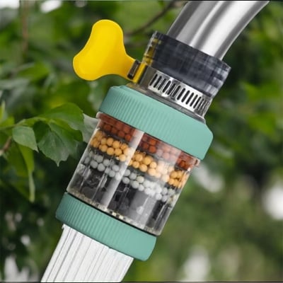 Picture of Portable Kitchen Faucet Water Filter - Six-Layer Activated Carbon Purifier (Multicolor) - Multicolor