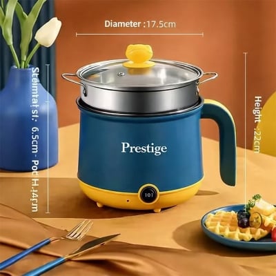 Picture of Rice Cooker Multicooker Portable Electric Multicooker Cooking Pot With Steamer and Multipurpose