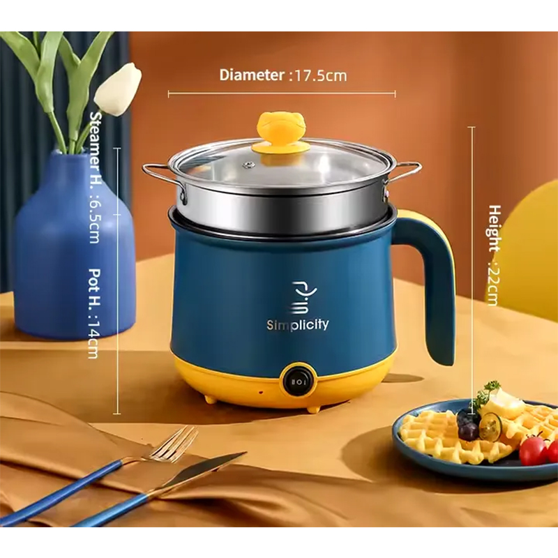 Picture of Rice Cooker Multicooker Portable Electric Multicooker Cooking Pot With Steamer and Multipurpose