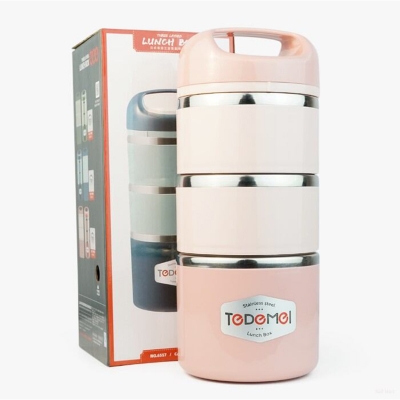 Picture of “Tedemei 3.5 Layers Stainless Steel Lunch Box (1.43 L)
