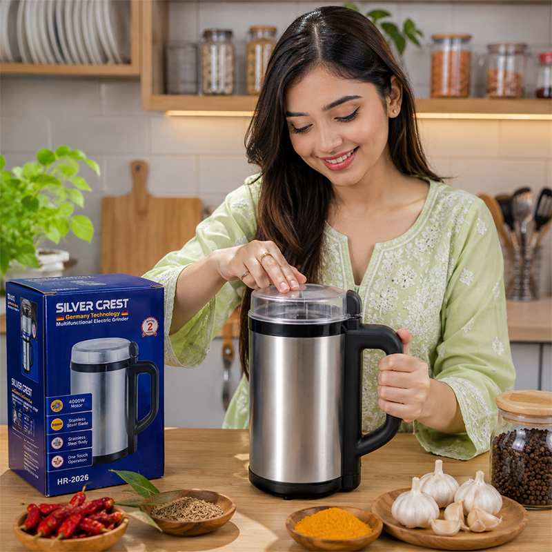 Picture of Silver Crest NM-8800 Electric Grinder Stainless Steel Mini Blender