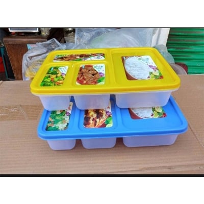 Picture of Jaime Tiffin Lunch Box - 4 Container - White