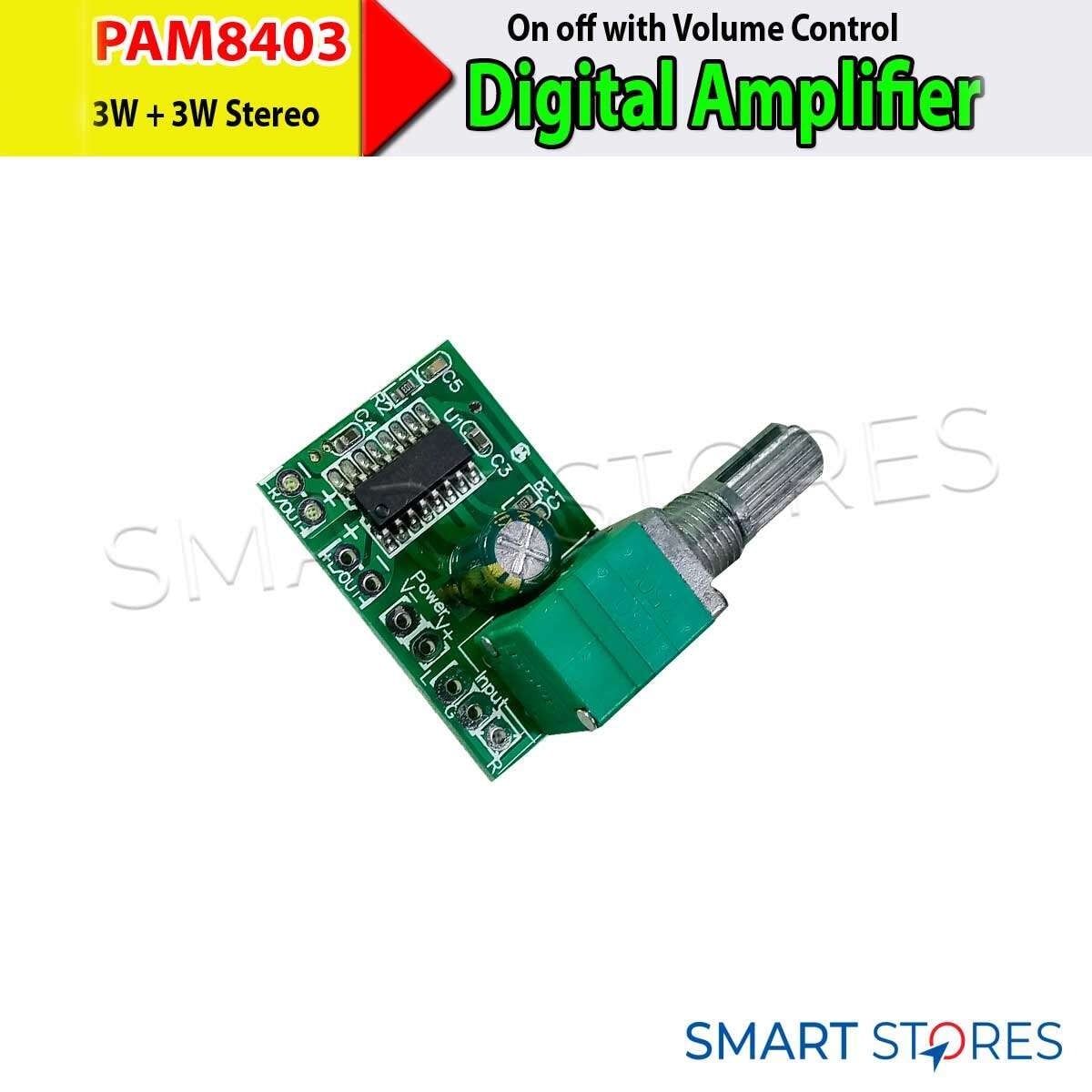 Picture of PAM8403 with Volume Control Amplifier