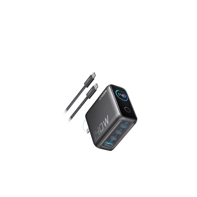 Picture of Anker Charger (140W, 4-Port, PD 3.1) with USB-C Cable- BLACK