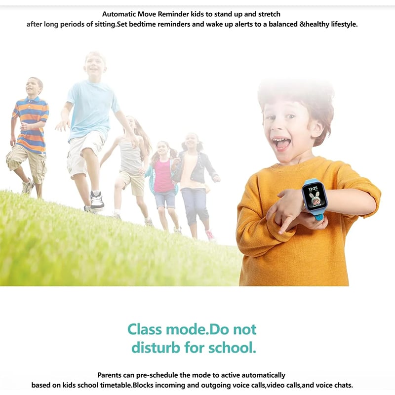 Picture of Benco Kids Watch Phone Genius K1 Kids Smartwatch 4G with GPS-Blue