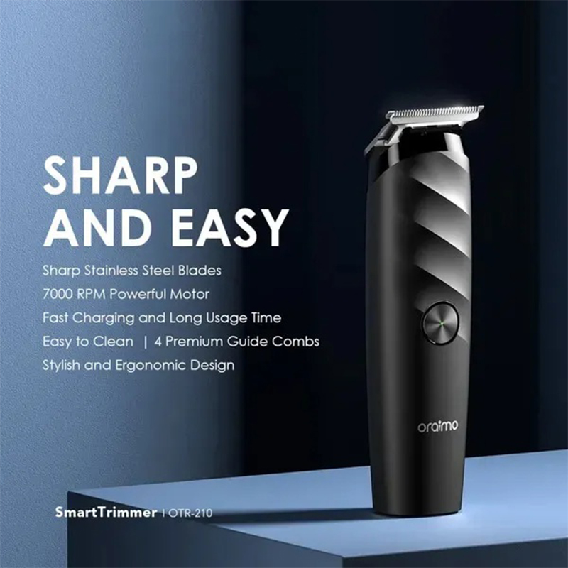 Picture of oraimo SmartTrimmer Cordless Powerful Electric Trimmer-Black