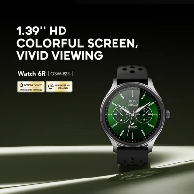 Picture of Oraimo OSW-823 Watch 6R Calling SmartWatch-Black