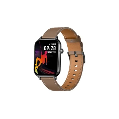 Picture of Colmi C28 AMOLED Display Ultra Slim Smartwatch With Leather Strap