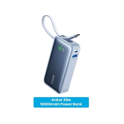 Picture of Anker Nano 30W Power Bank 10K(10,000mAh) with Built-In USB-C Cable