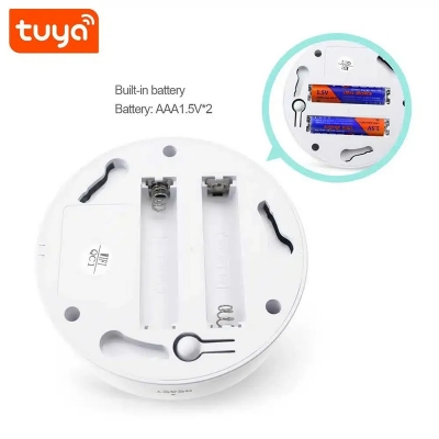 Picture of Tuya WiFi Smoke Detector – 85dB Alarm Sound & App Push Notification Alert-White