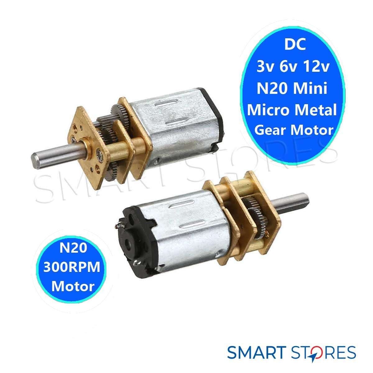 Picture of DC 3v 6v 12v N20 Mini Micro Metal gear DC Motor High Torque