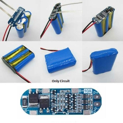 Picture of 3S 10A 12V Lithium Battery Charger Protection for 3pcs 18650 Li-ion Battery BMS Module Board