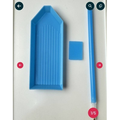 Picture of Diamond Painting Tool Set – Green Tray, Pen & Wax (3 PCS Kit)