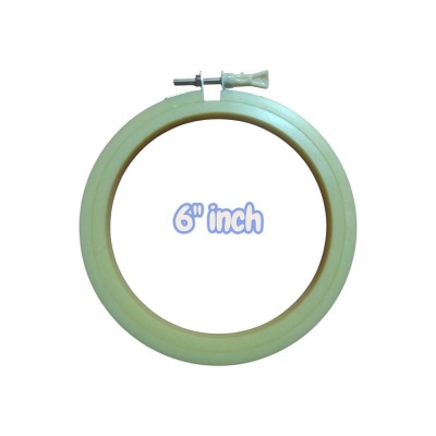 Picture of Classic 6 Inch Embroidery Frame – Lightweight Round Ring for Sewing & Art