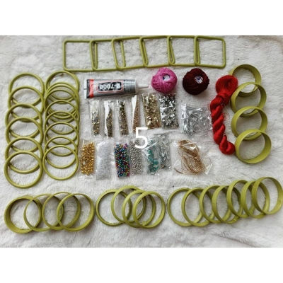 Picture of Bangle & Kundan Full DIY Set - Combo 5