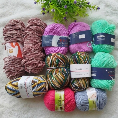 Picture of Premium Yarn Combo Pack – 11 Pcs-Orange