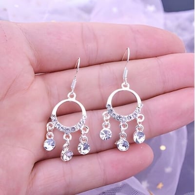 Picture of new  dongda opal long  earrings  female long tassel earrings - 2MM