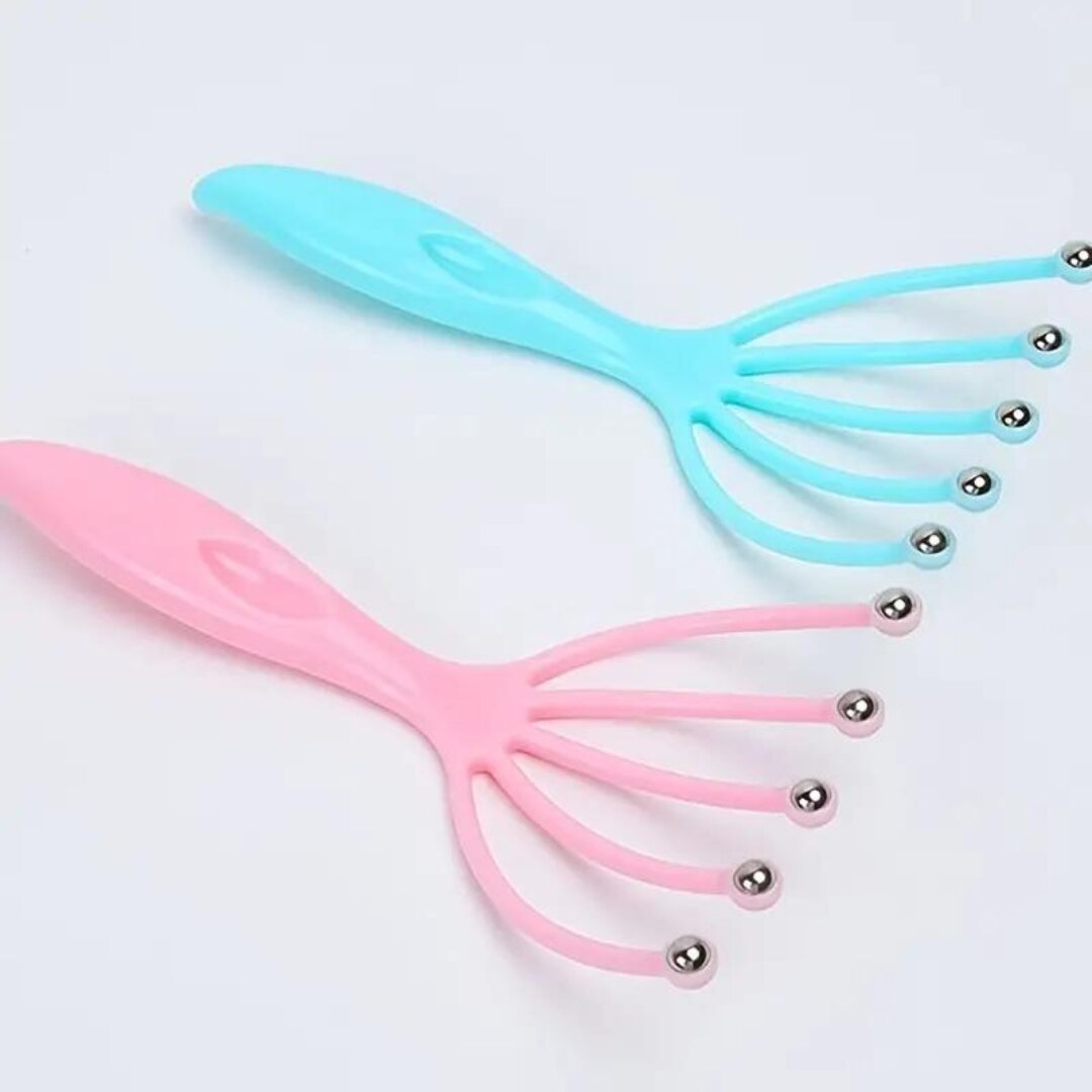 Picture of five claw head massage degraded artifact, tickle, multi -function scalp(1pcs) - Multicolor