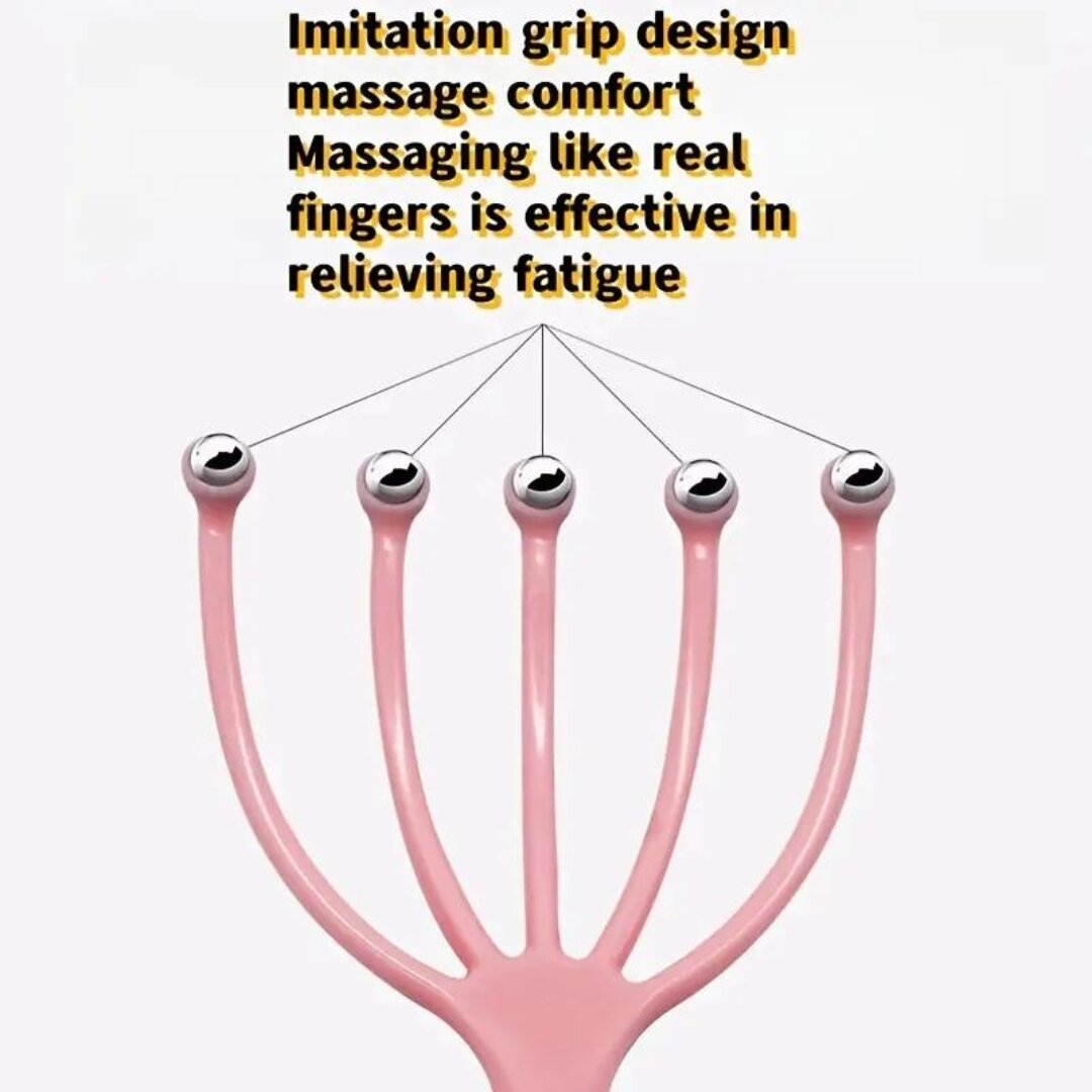Picture of five claw head massage degraded artifact, tickle, multi -function scalp(1pcs) - Multicolor
