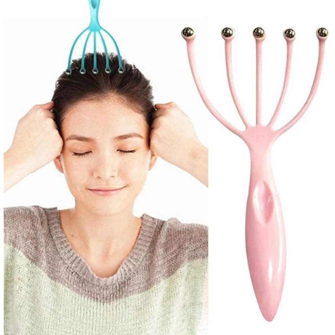 Picture of five claw head massage degraded artifact, tickle, multi -function scalp(1pcs) - Multicolor